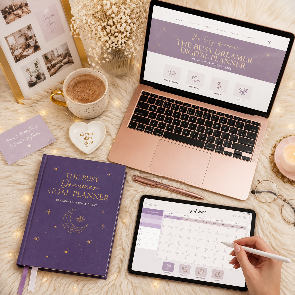 Digital Busy Dreamer Planner