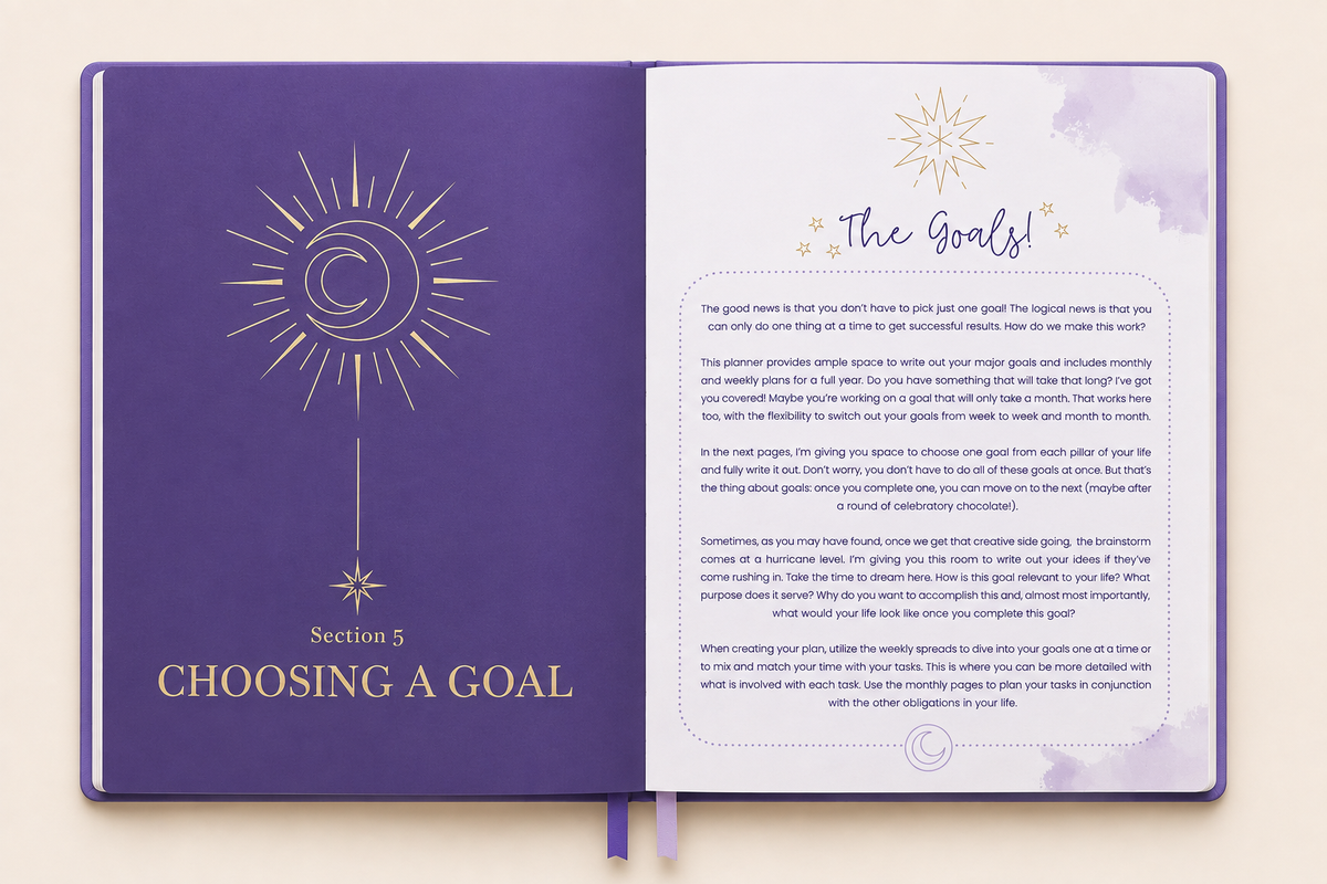 The Busy Dreamer Goal Planner (Hardbound)