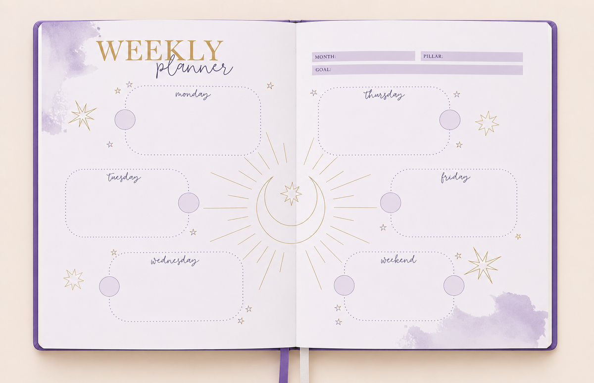 The Busy Dreamer Goal Planner (Hardbound)