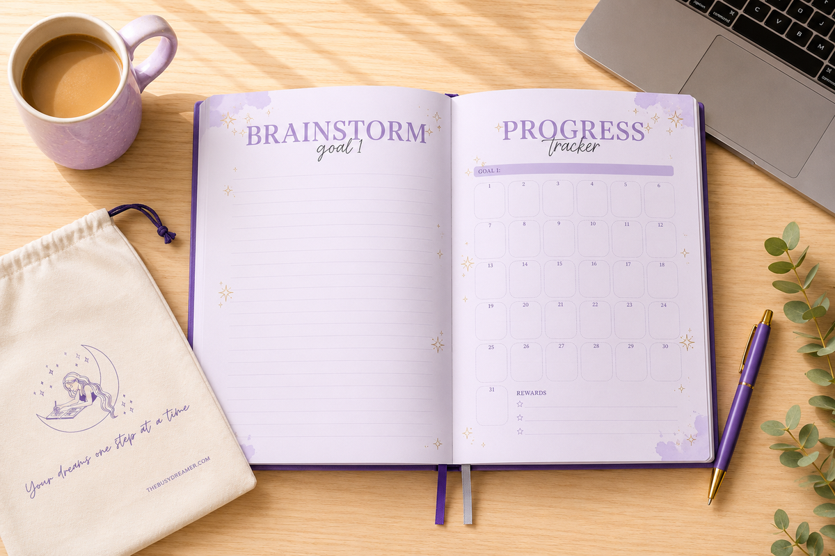 The Busy Dreamer Goal Planner (Hardbound)