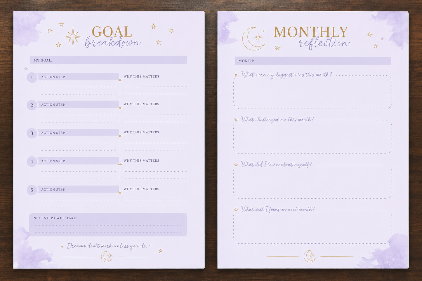 Digital Busy Dreamer Planner